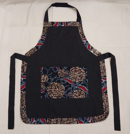 Navy Blue Apron Rectangular