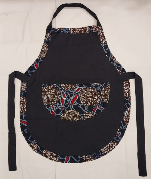 Navy Blue Apron Halfmoon